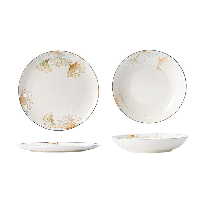 Bowl And Dish Set Household Ceramic Tableware Gift Set