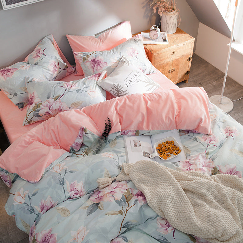 Blanket Cover Bedding 4-piece Set