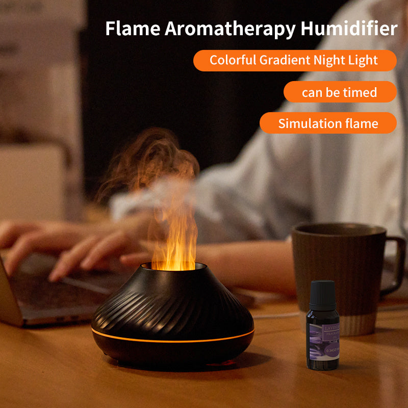 Aroma Essential Oil Fire Flame Diffuser